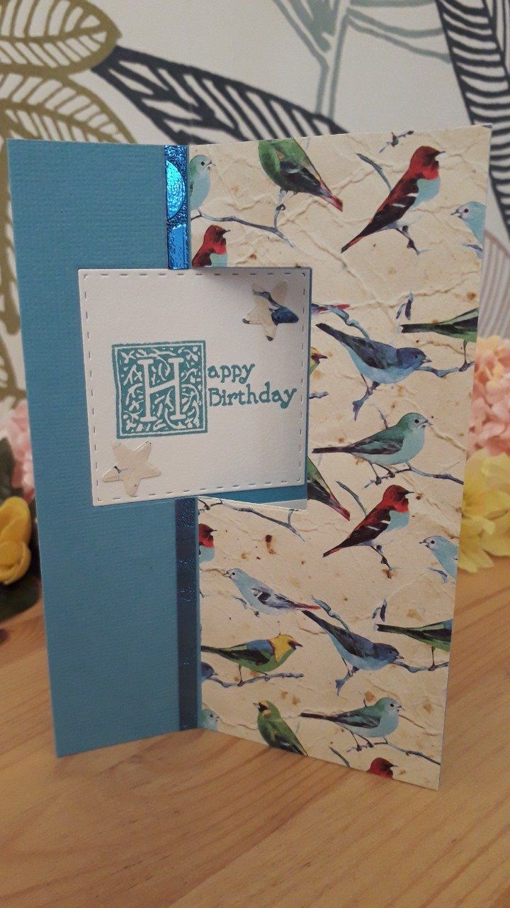 Carte :Comme un oiseau sur la branche