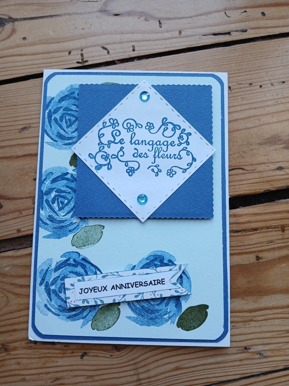 Carte : Le langage des fleurs.