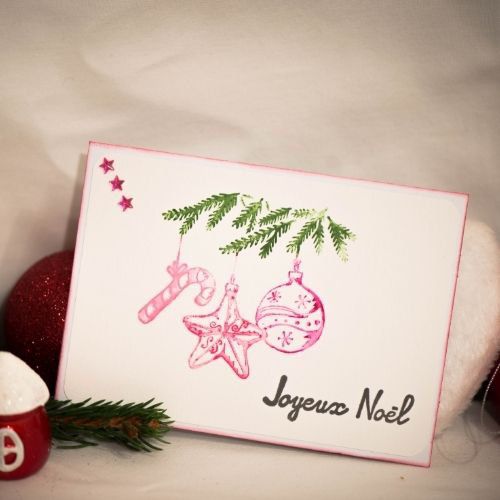 Carte : Suspension de Noël