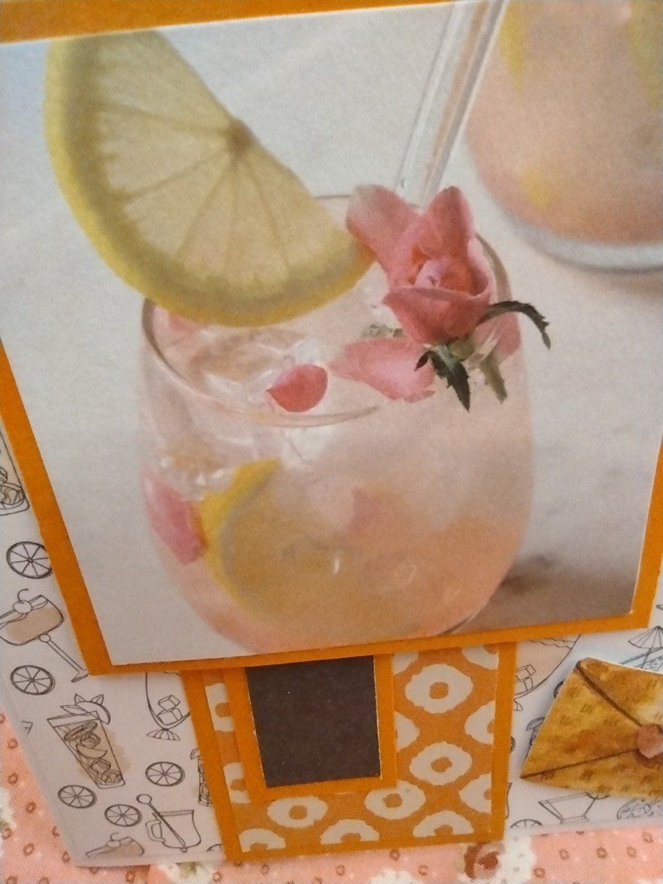 Carte : Un cocktail rosé