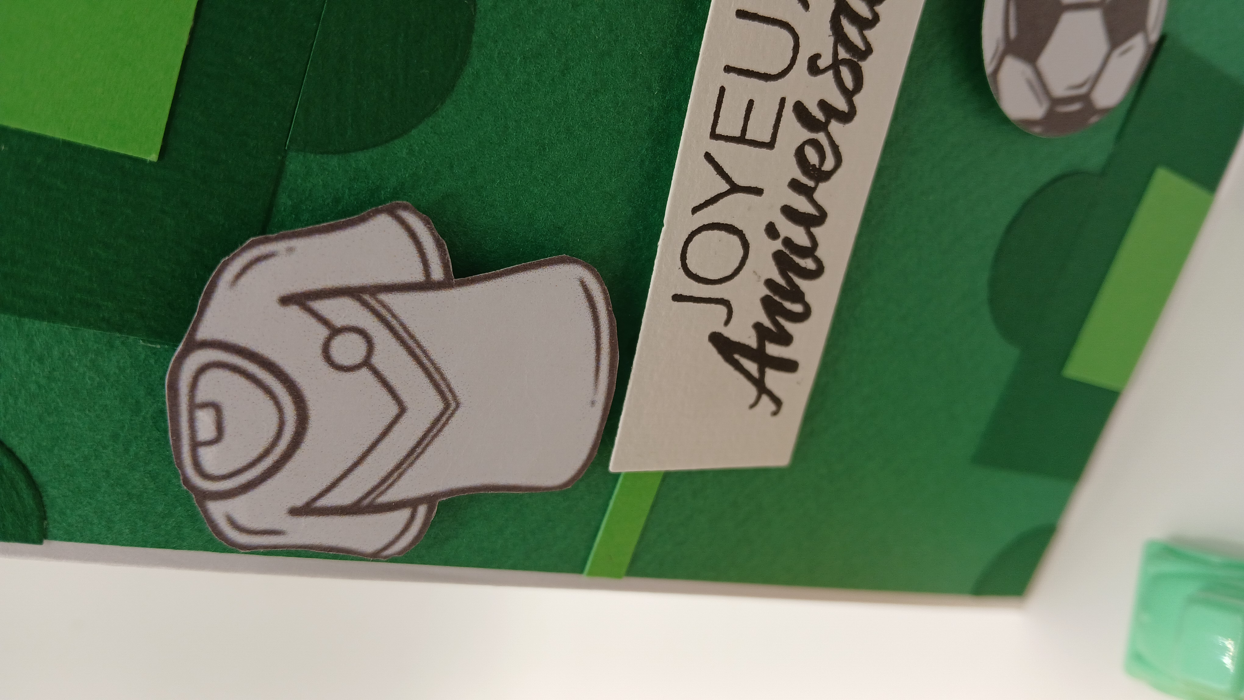 Carte : Allez les verts !