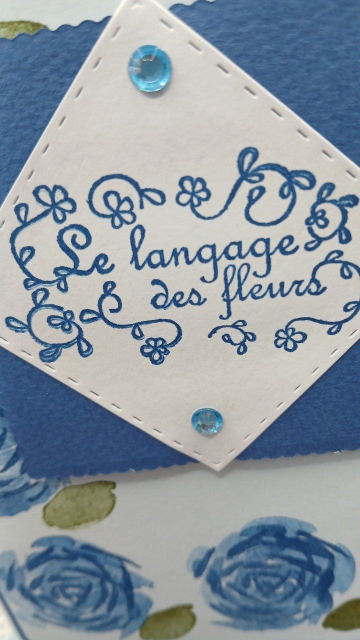 Carte : Le langage des fleurs.