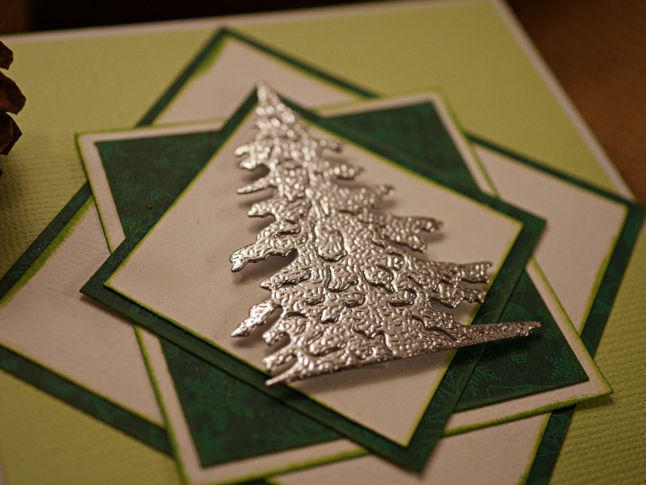 Carte : Le sapin argenté