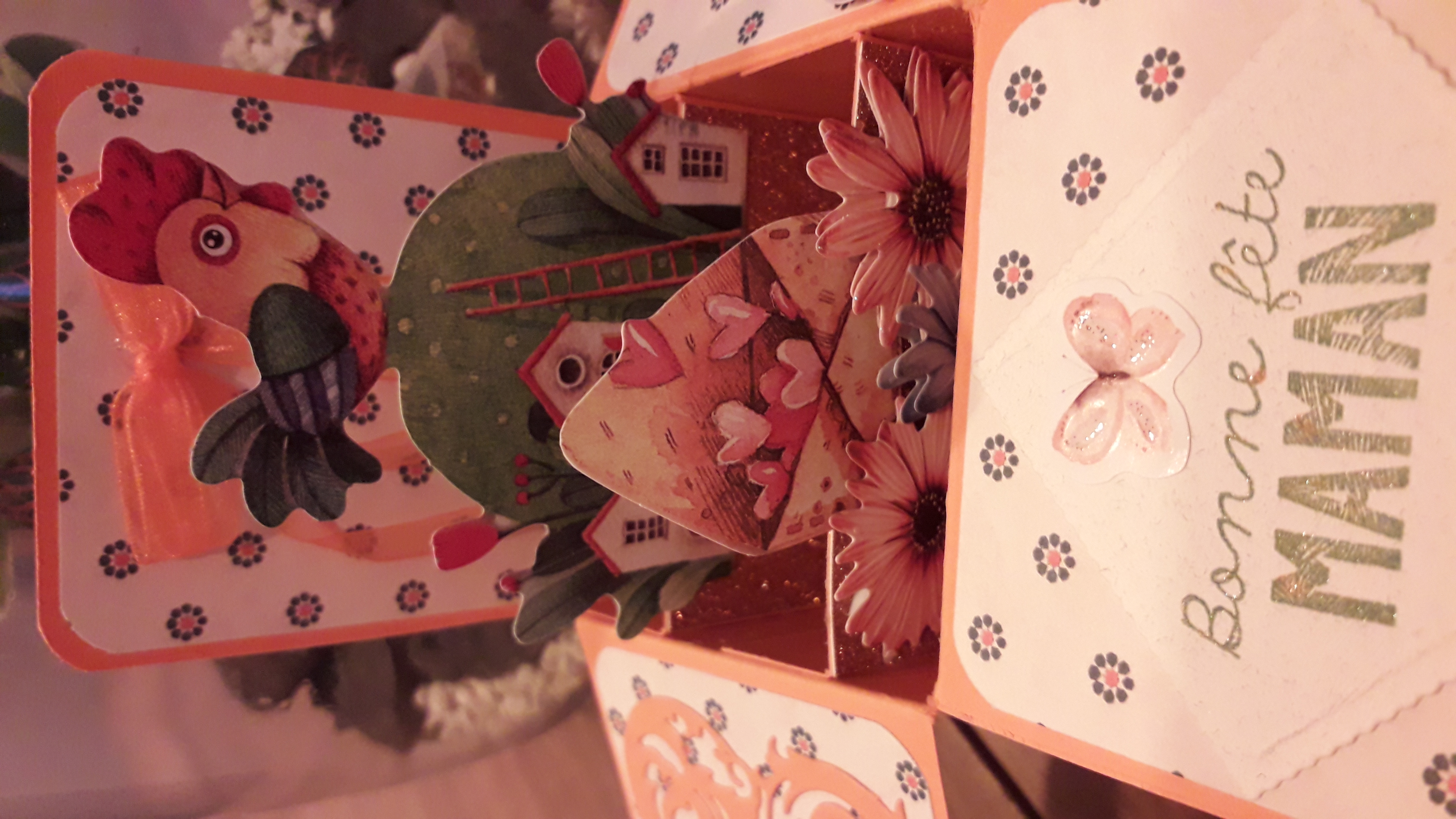 Carte : Le coq du village