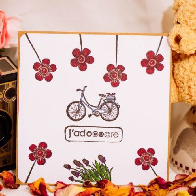 Carte : Une balade en vélo