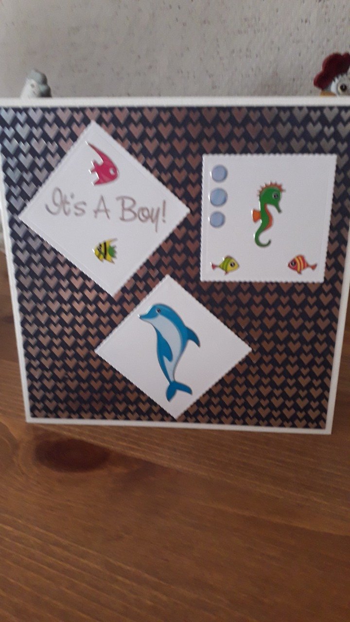 Carte : Petit hippocampe vert.