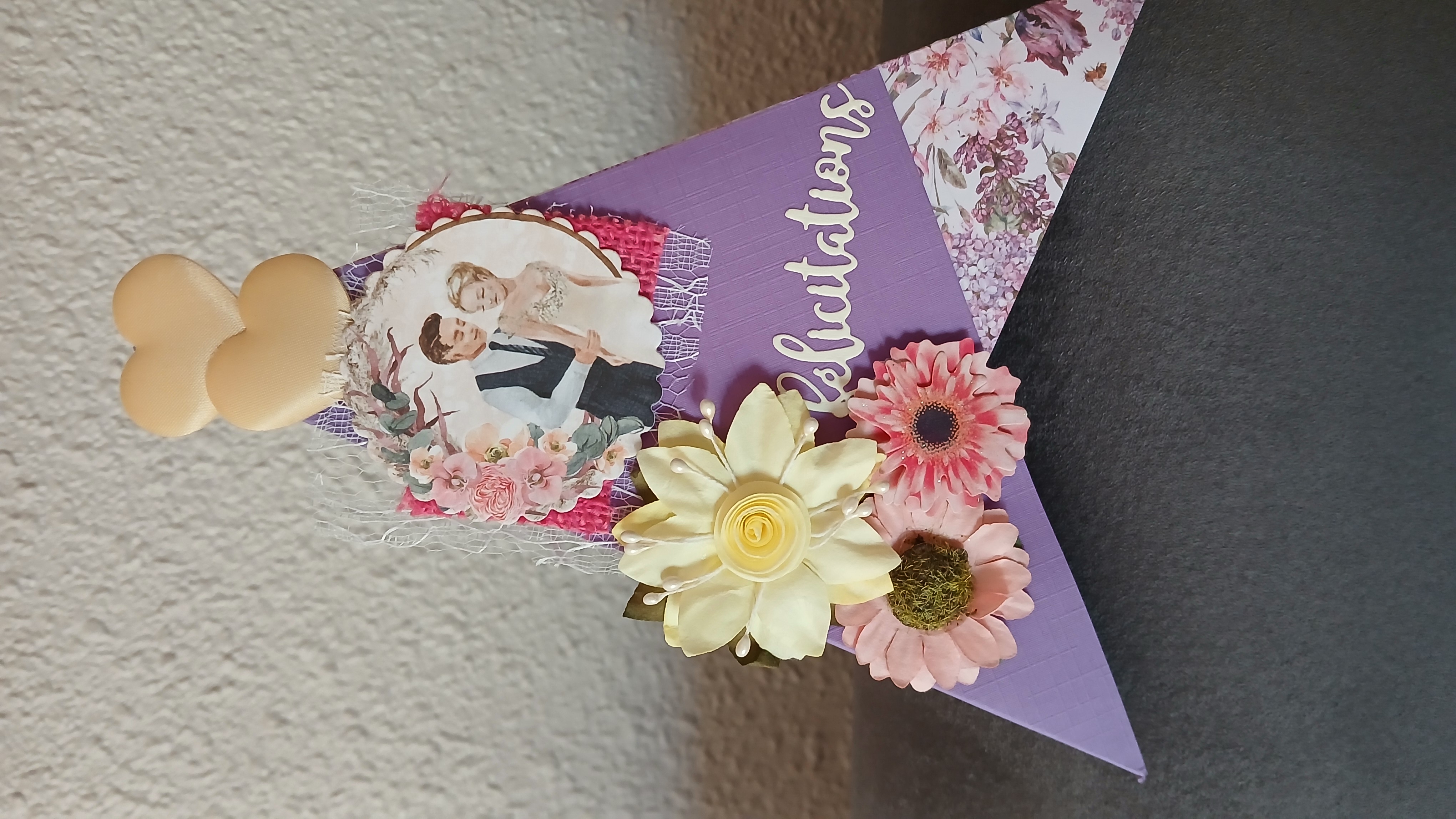 Carte : Amour fleuri