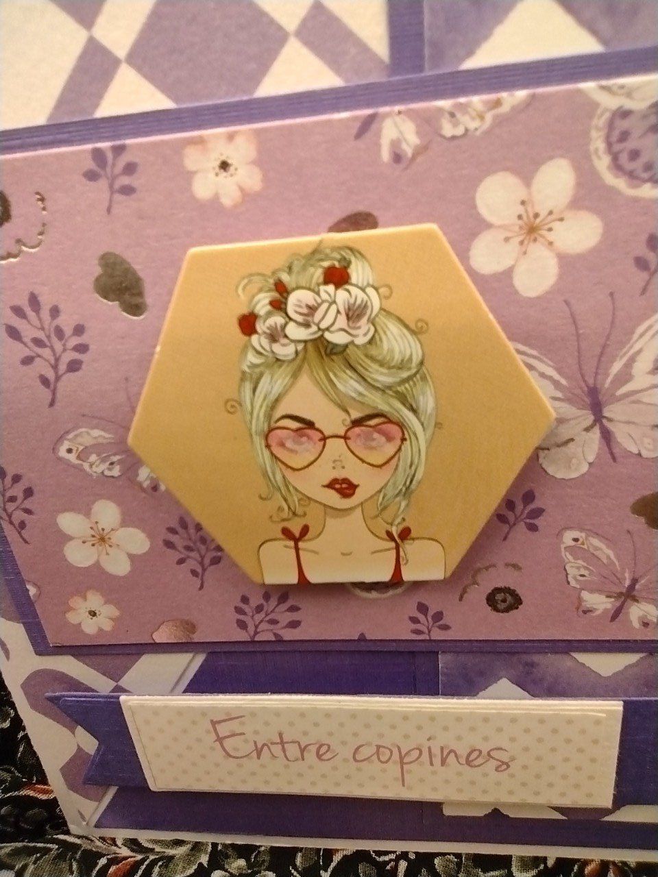 Carte : pour toi, ma copine