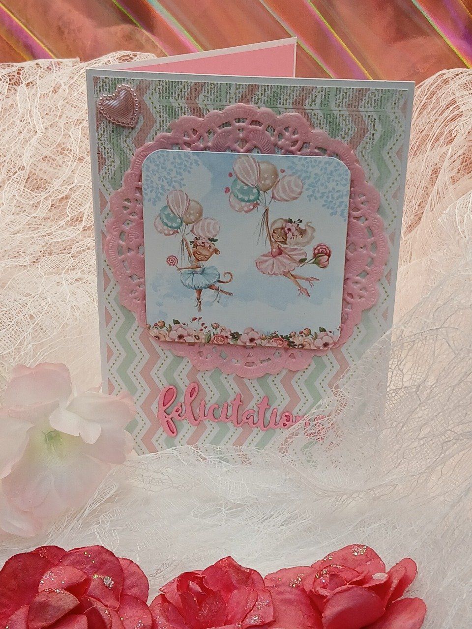 Carte : Envolée gracieuse.