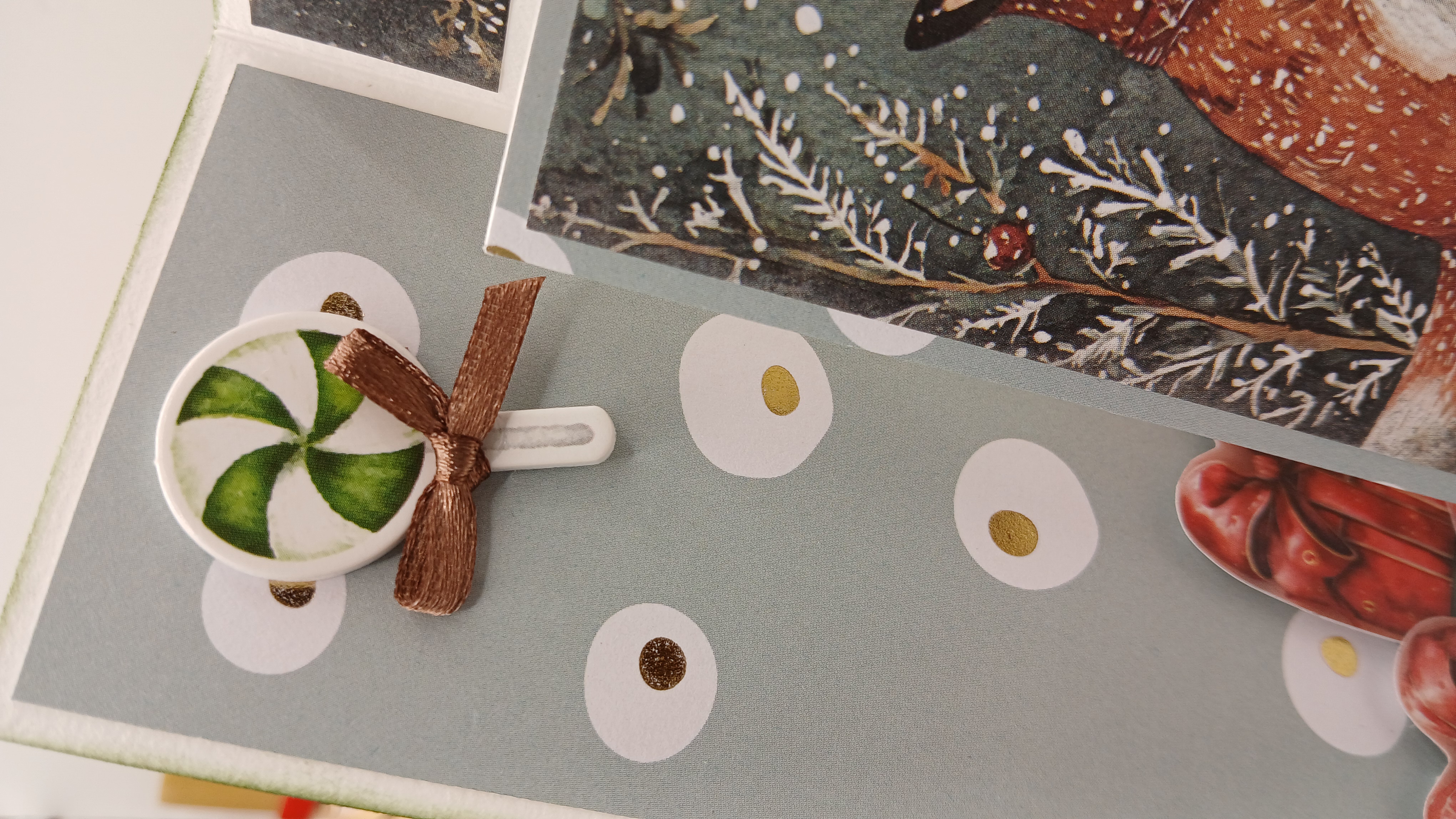 Carte : Noël approche pour la famille renard.