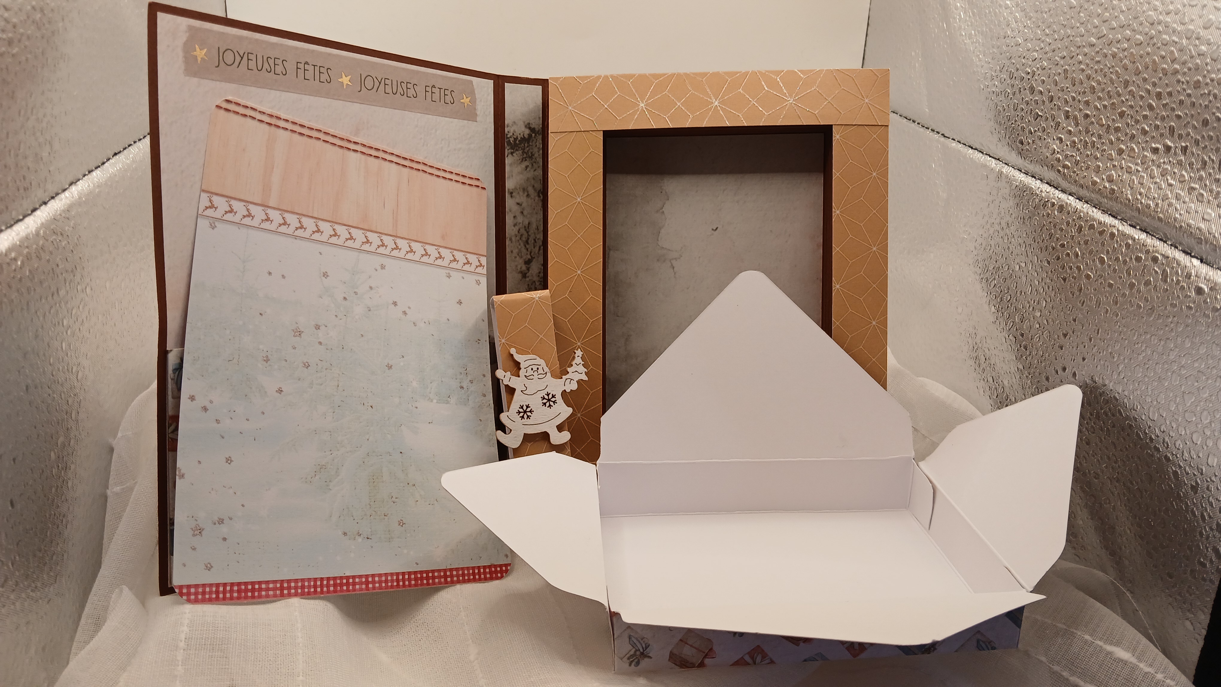 Pochette cadeau : En route pour Noël