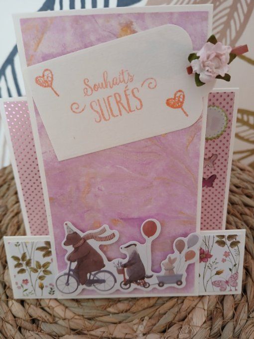 Carte : Bonne nouvelle, c'est une fille !