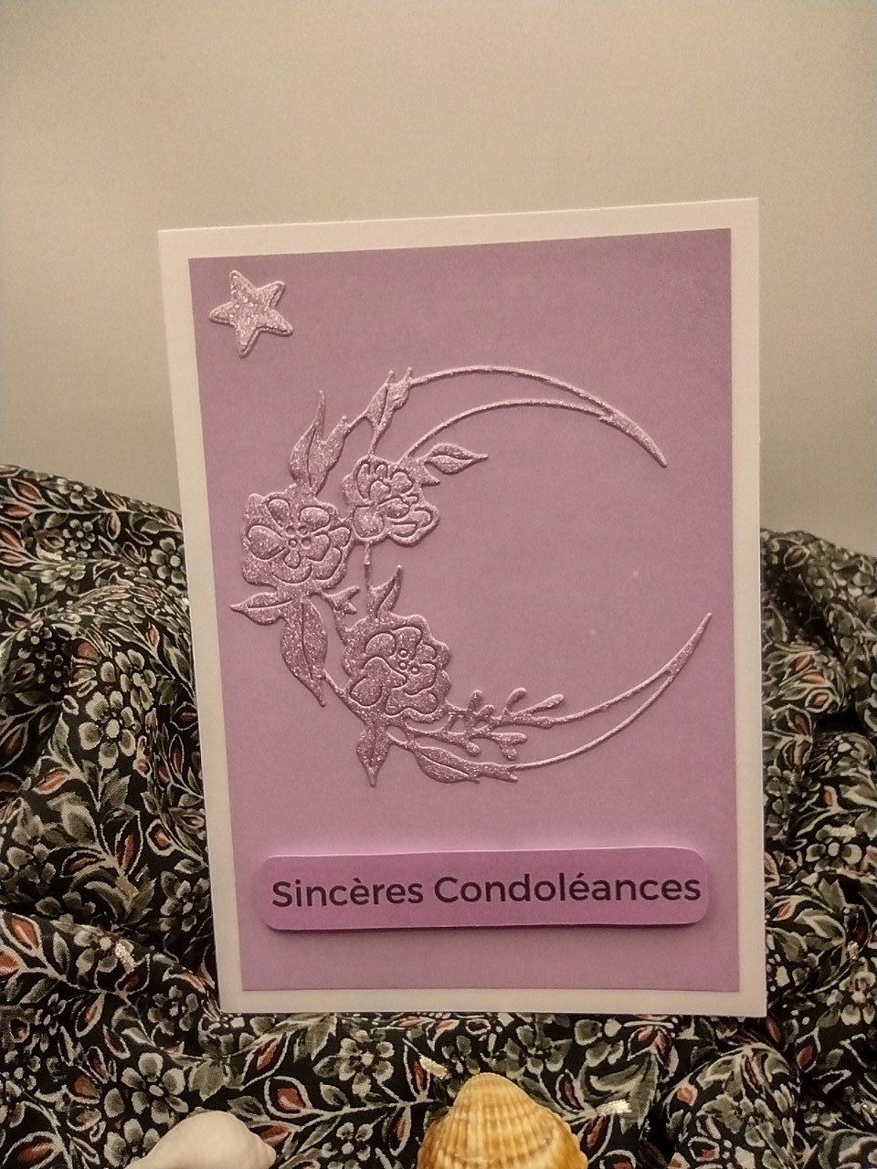 Carte : Couronne fleurie