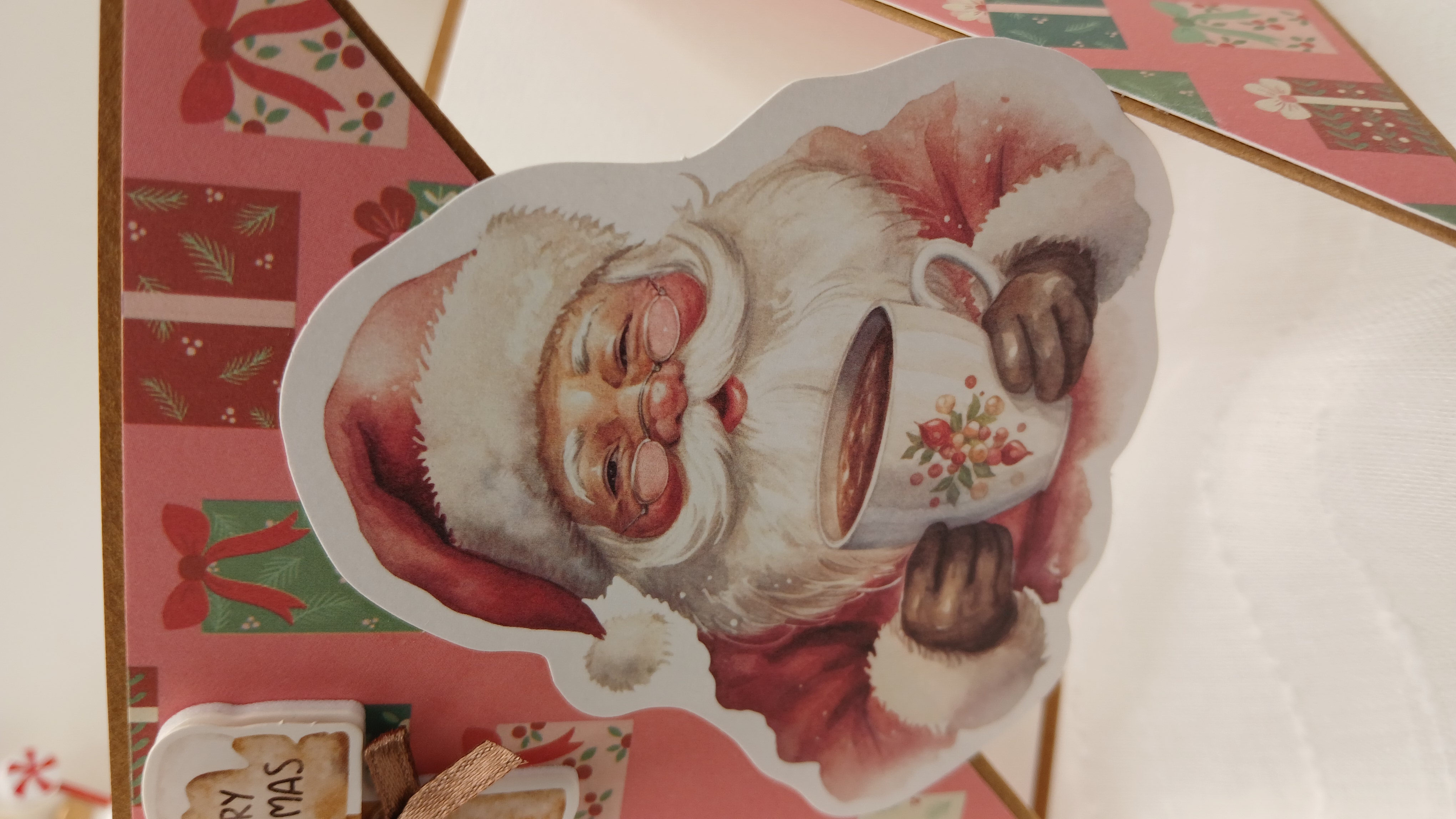 Carte : Père-Noël prend sa pause