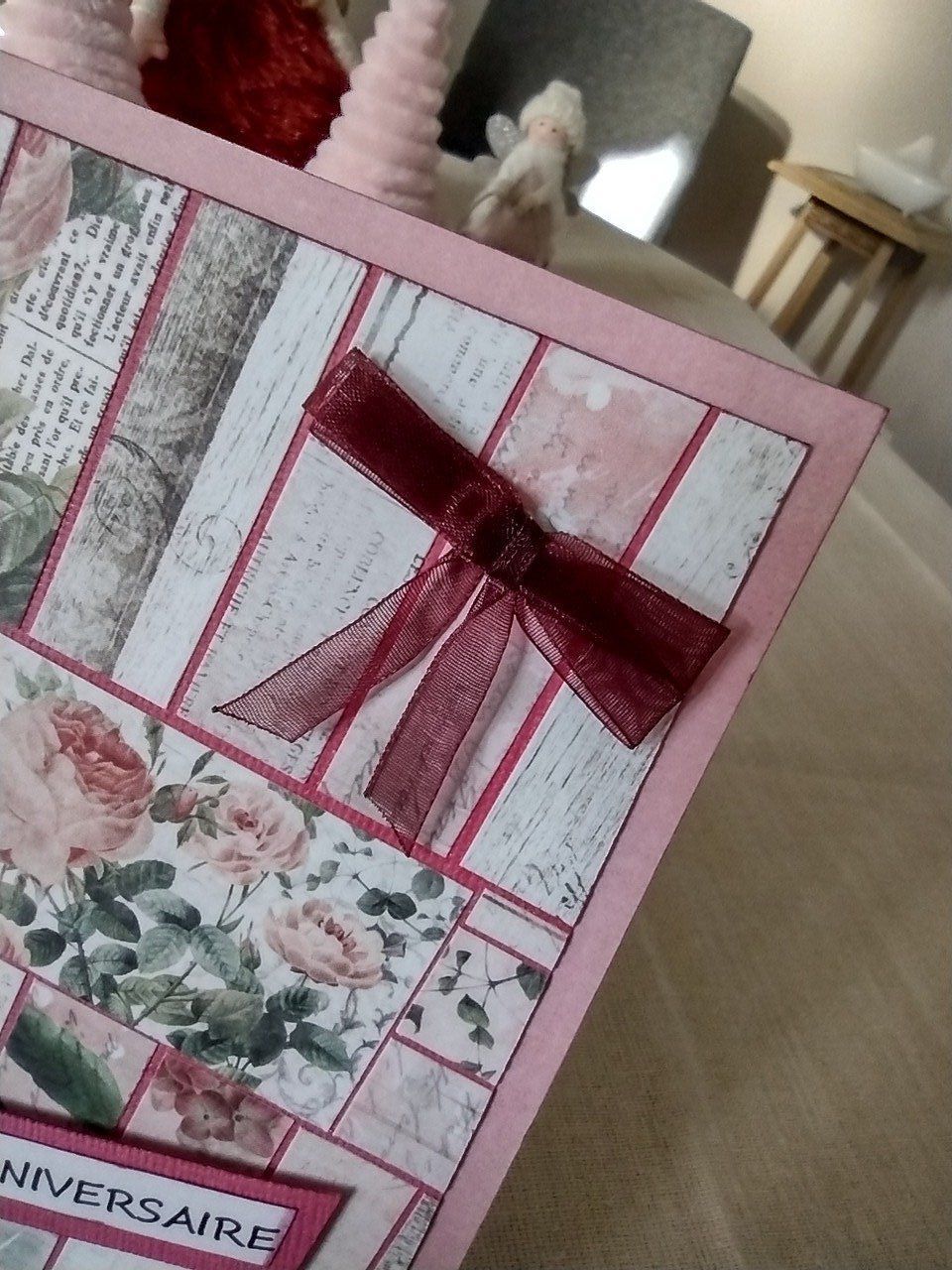 Carte : Kaléidoscope rose