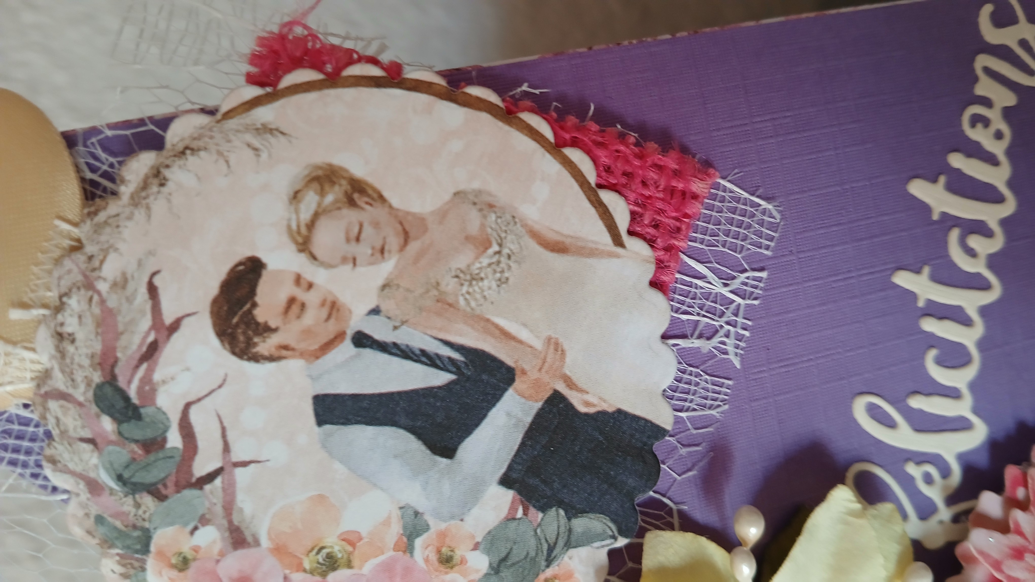 Carte : Amour fleuri