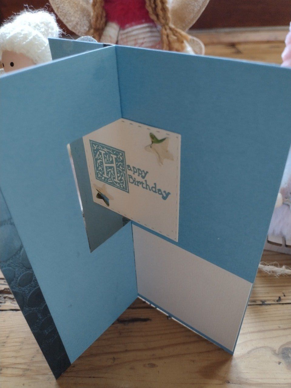 Carte :Comme un oiseau sur la branche