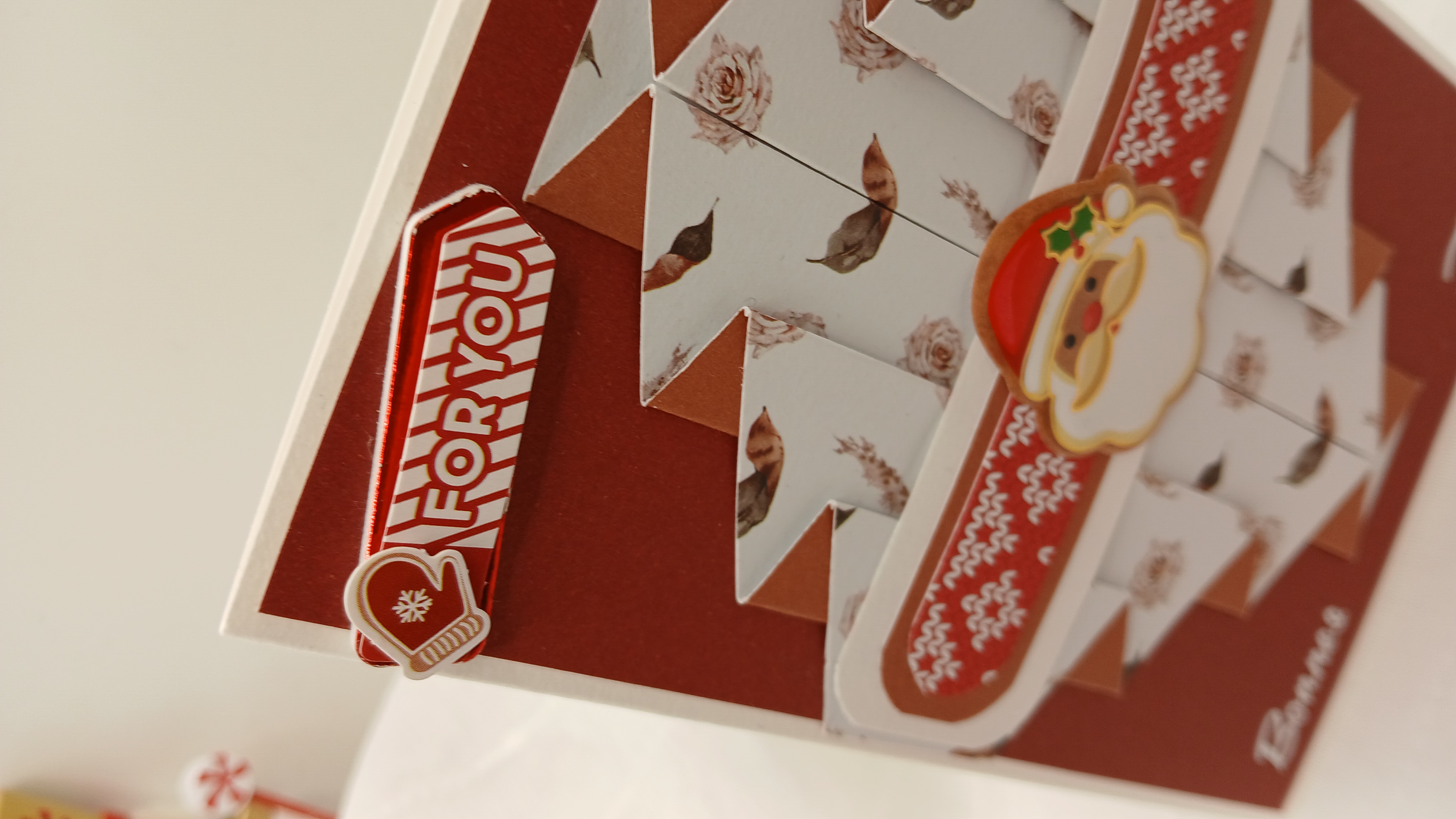 Carte : Le drapé de Noël