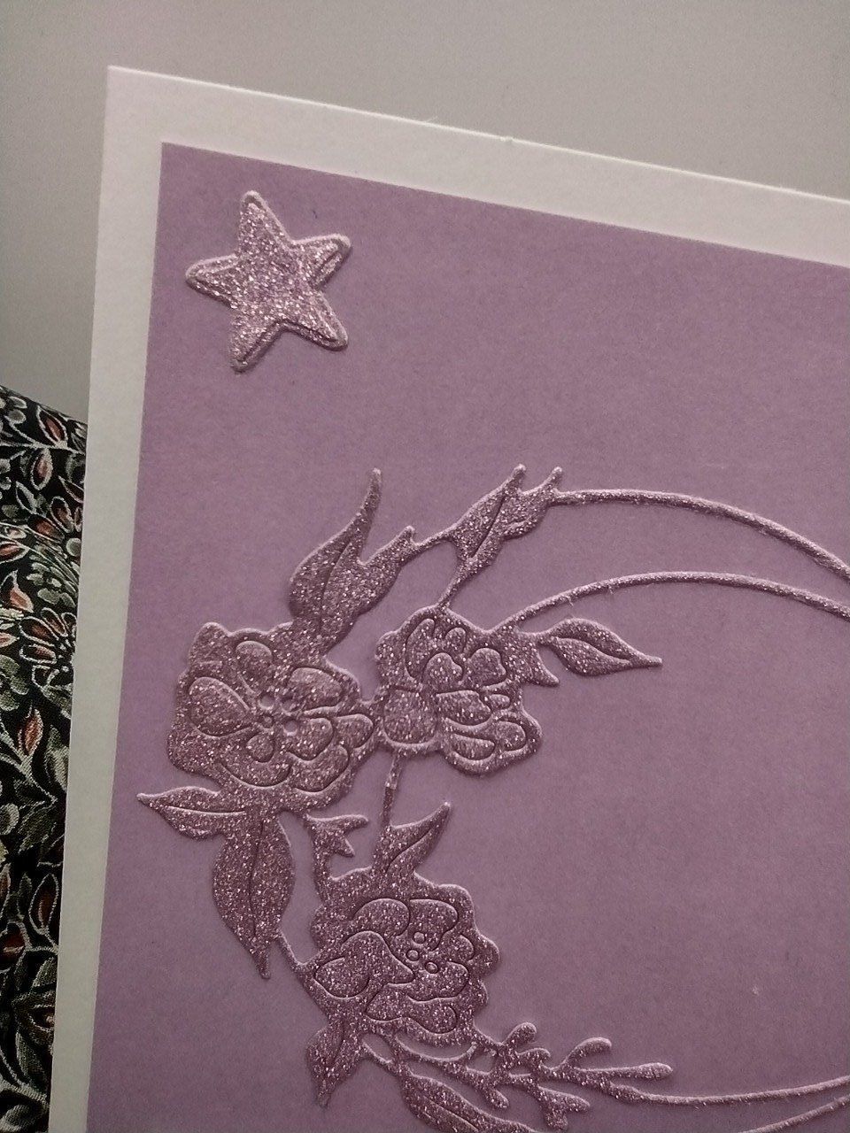 Carte : Couronne fleurie