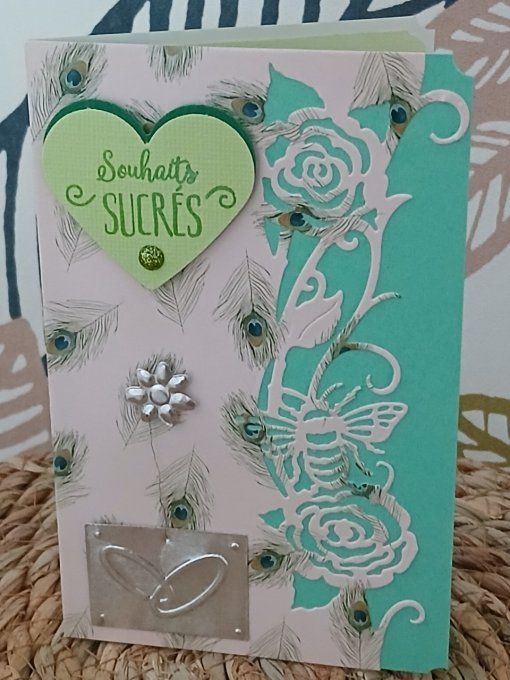 Carte : Les fleurs du bonheur.