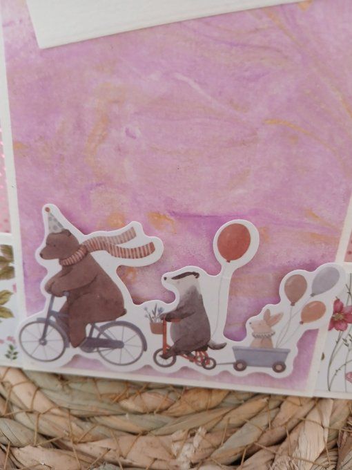 Carte : Bonne nouvelle, c'est une fille !