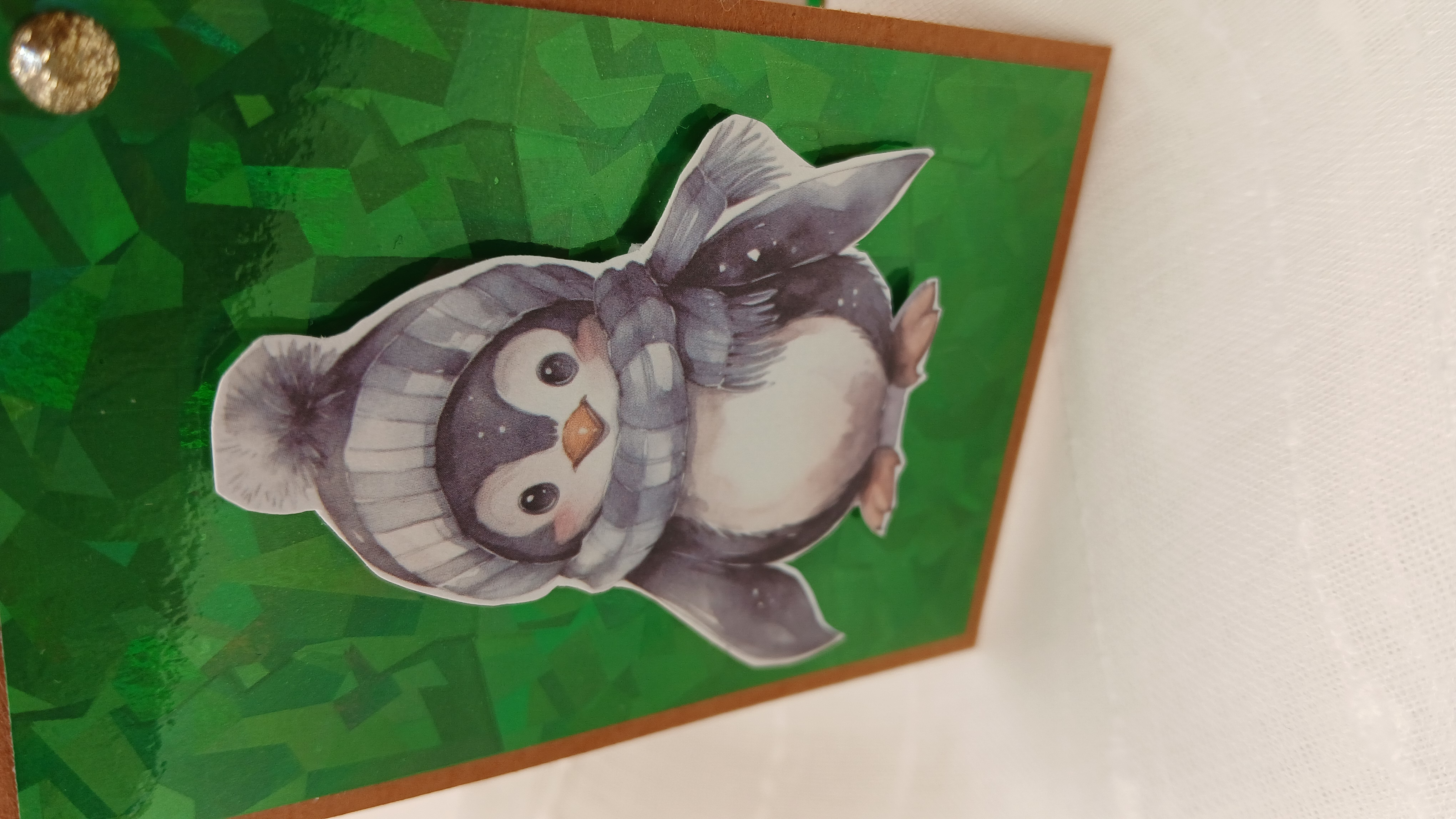 Carte : Mon pingouin frileux.