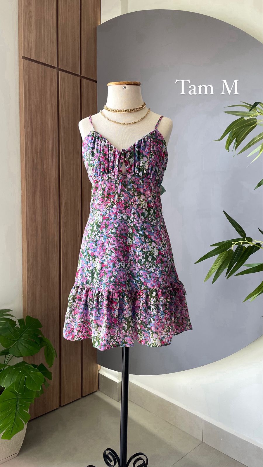 Vestido estampado floral