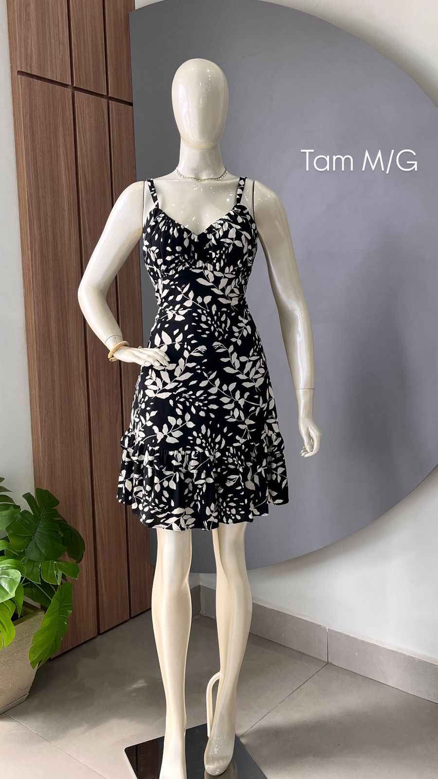 Vestido curto laranja