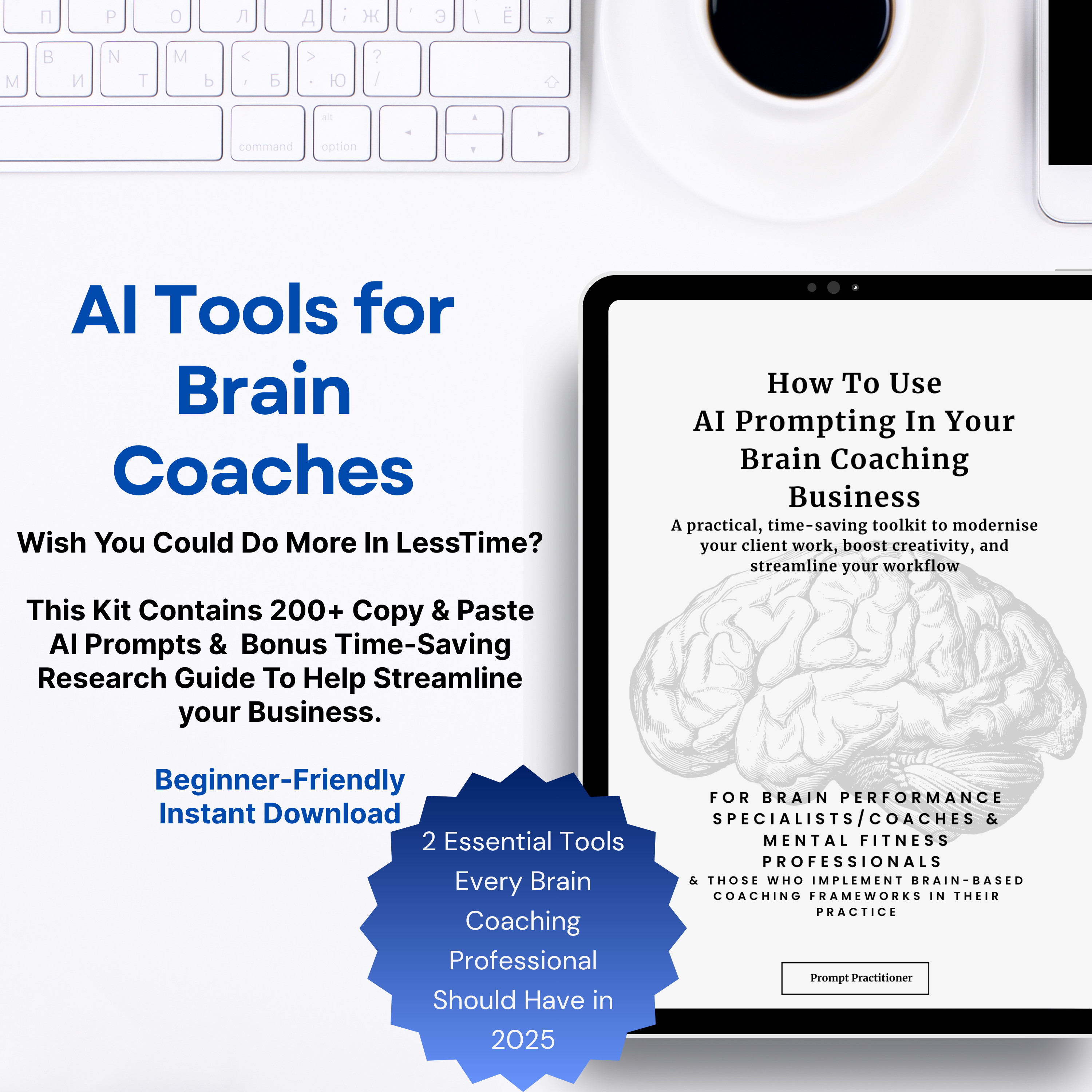 How To Use AI Prompting In Your Brain Coaching Business + Bonus Research Guide