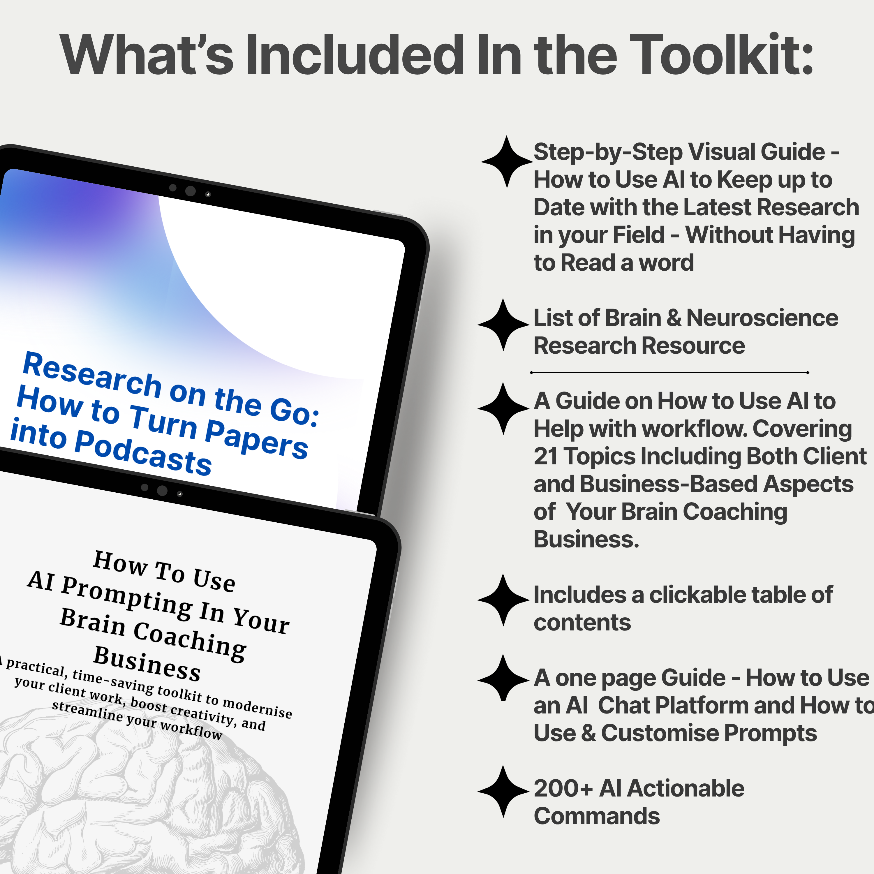 How To Use AI Prompting In Your Brain Coaching Business + Bonus Research Guide