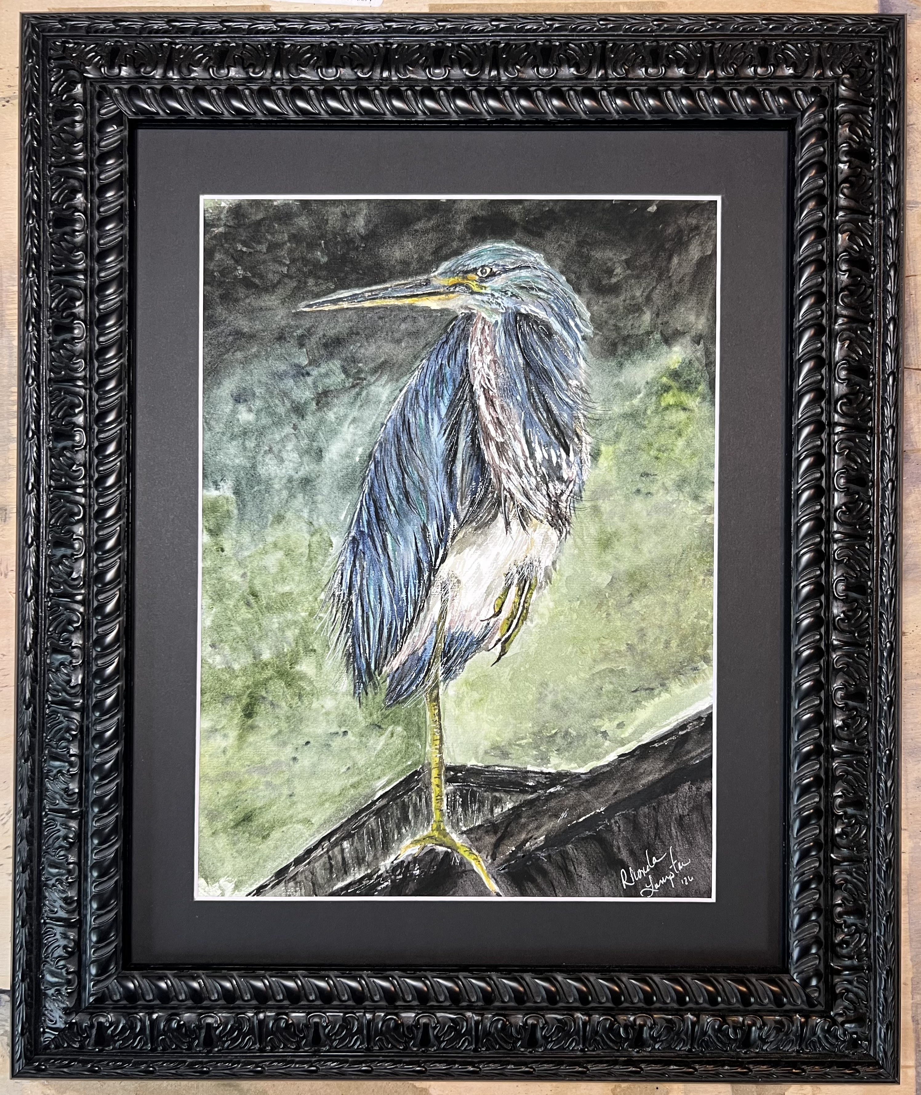 Watchful Heron