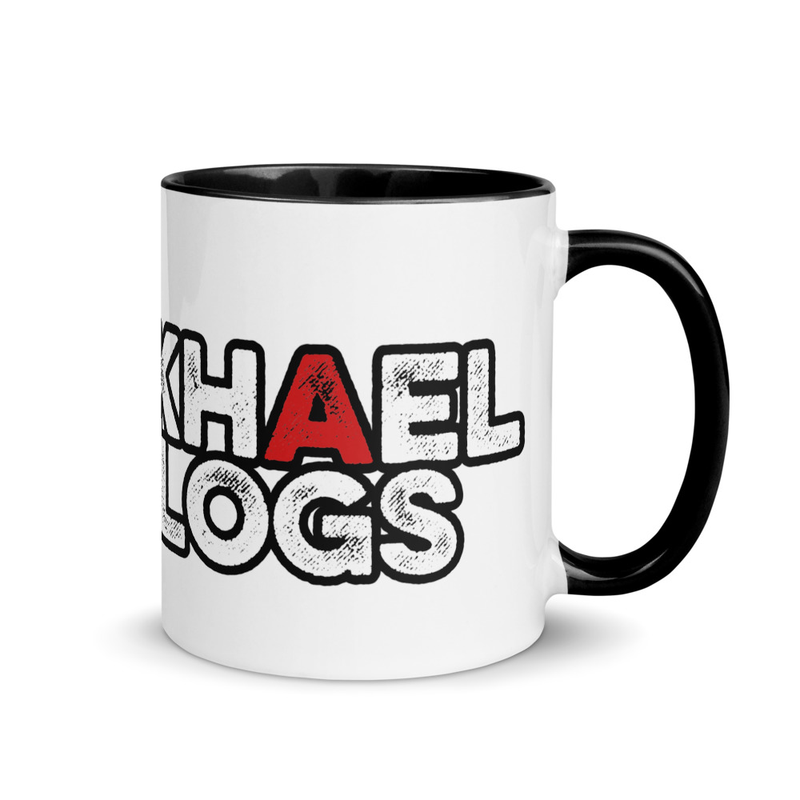 Two-Tone "Mikhael Vlogs" Ceramic Mug