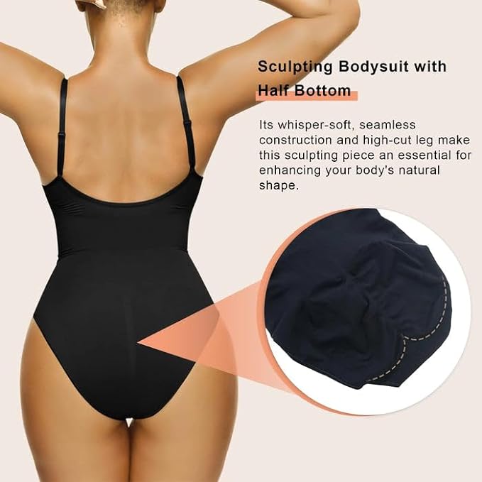 Women's Black Shapewear Bodysuit