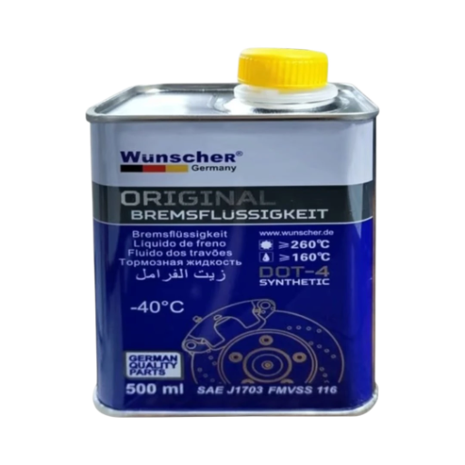 WUNSCHER Germany სამუხრუჭე სითხე DOT-4 