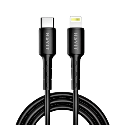 HAVIT ტელეფონის დამტენი კაბელი Type C - Lightning