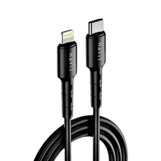 HAVIT ტელეფონის დამტენი კაბელი Type C - Lightning