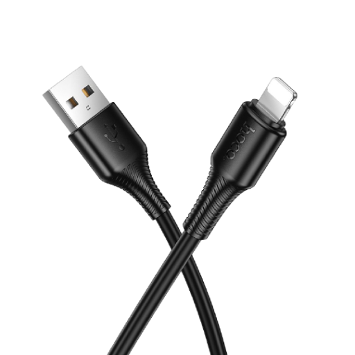 HOCO ტელეფონის დამტენი კაბელი USB A - Lightning