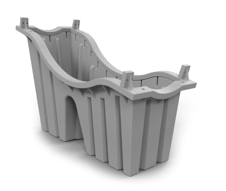 Lastro Solar / Estrutura para usinas de solo 100% polietileno