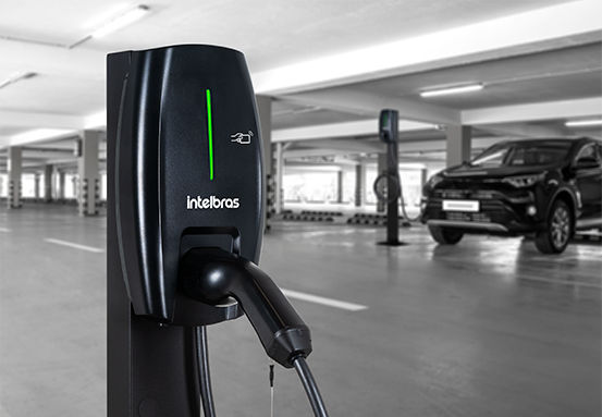 Pedestal para carregador de veículos elétricos Home e City 7,4 kW e 11kW