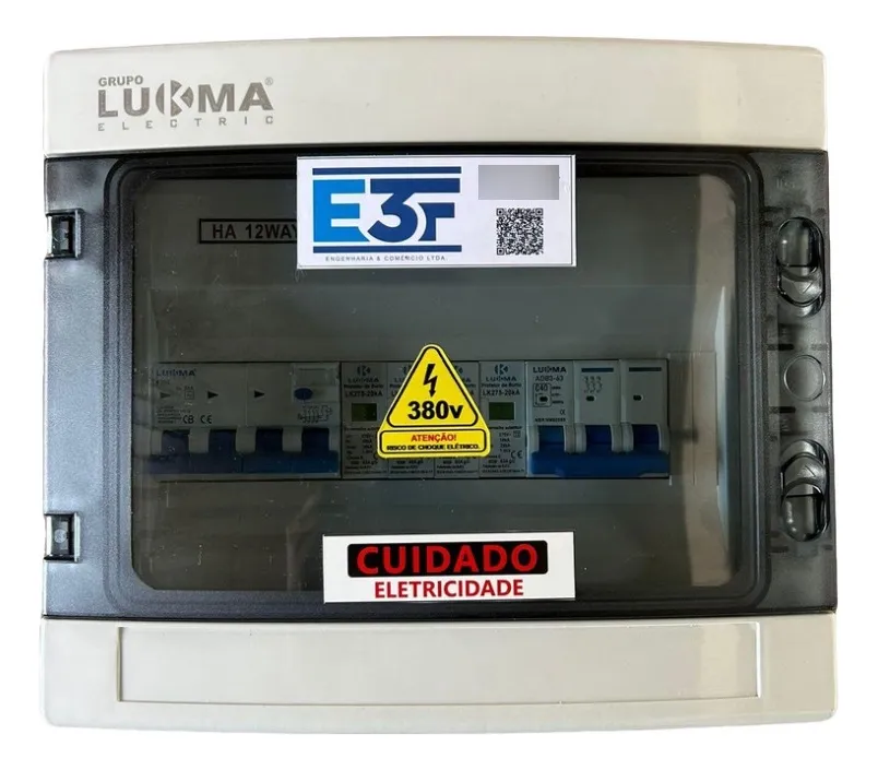 Quadro Proteção P/ Wallbox E Veiculos Elétricos 11kw 380v