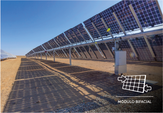 EMSS-585B NTYPE Módulo Fotovoltaico Monocristalino Bifacial