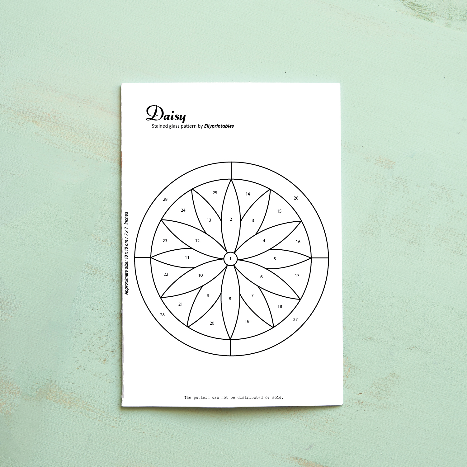 Daisy Digital Pattern