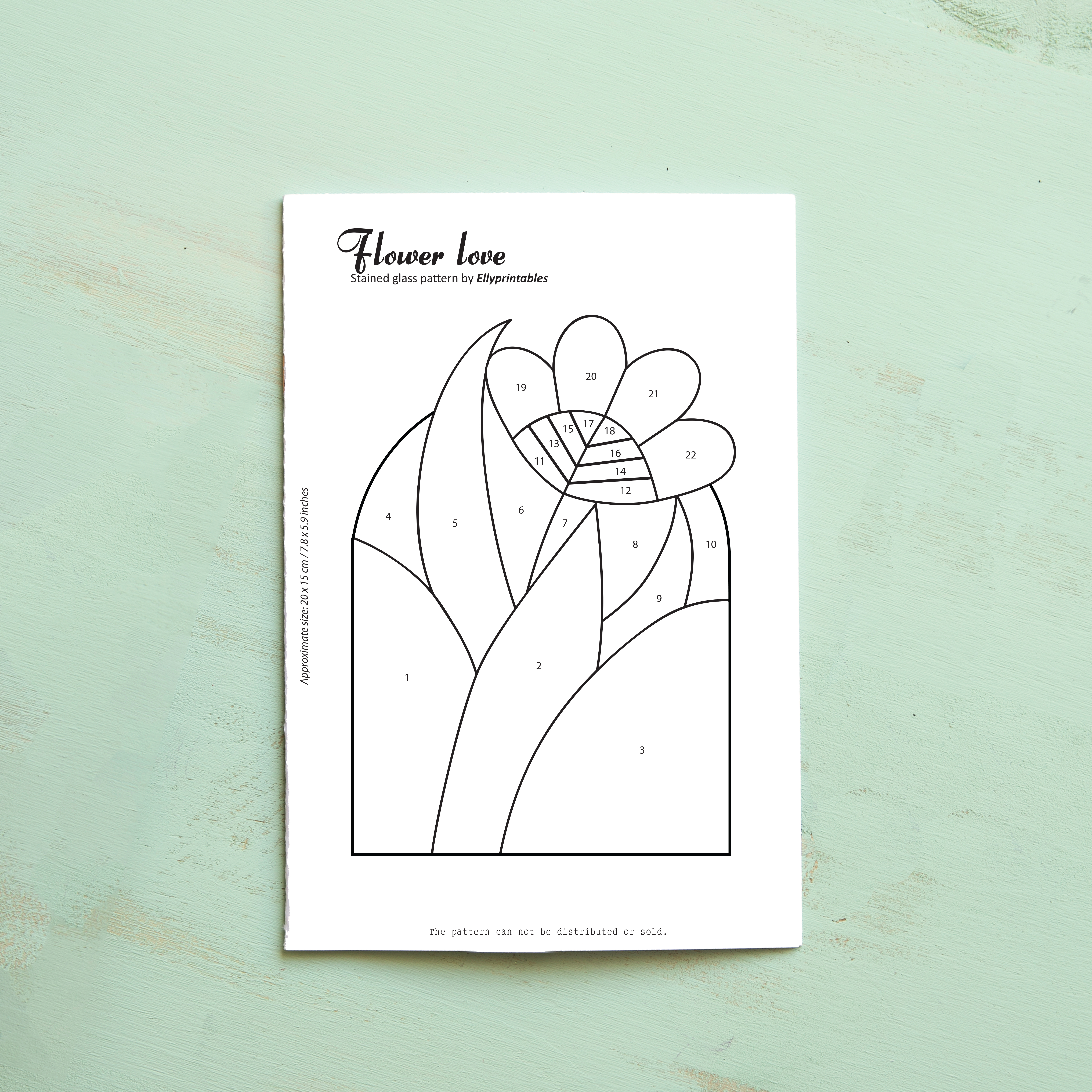 Flower Love Digital Pattern