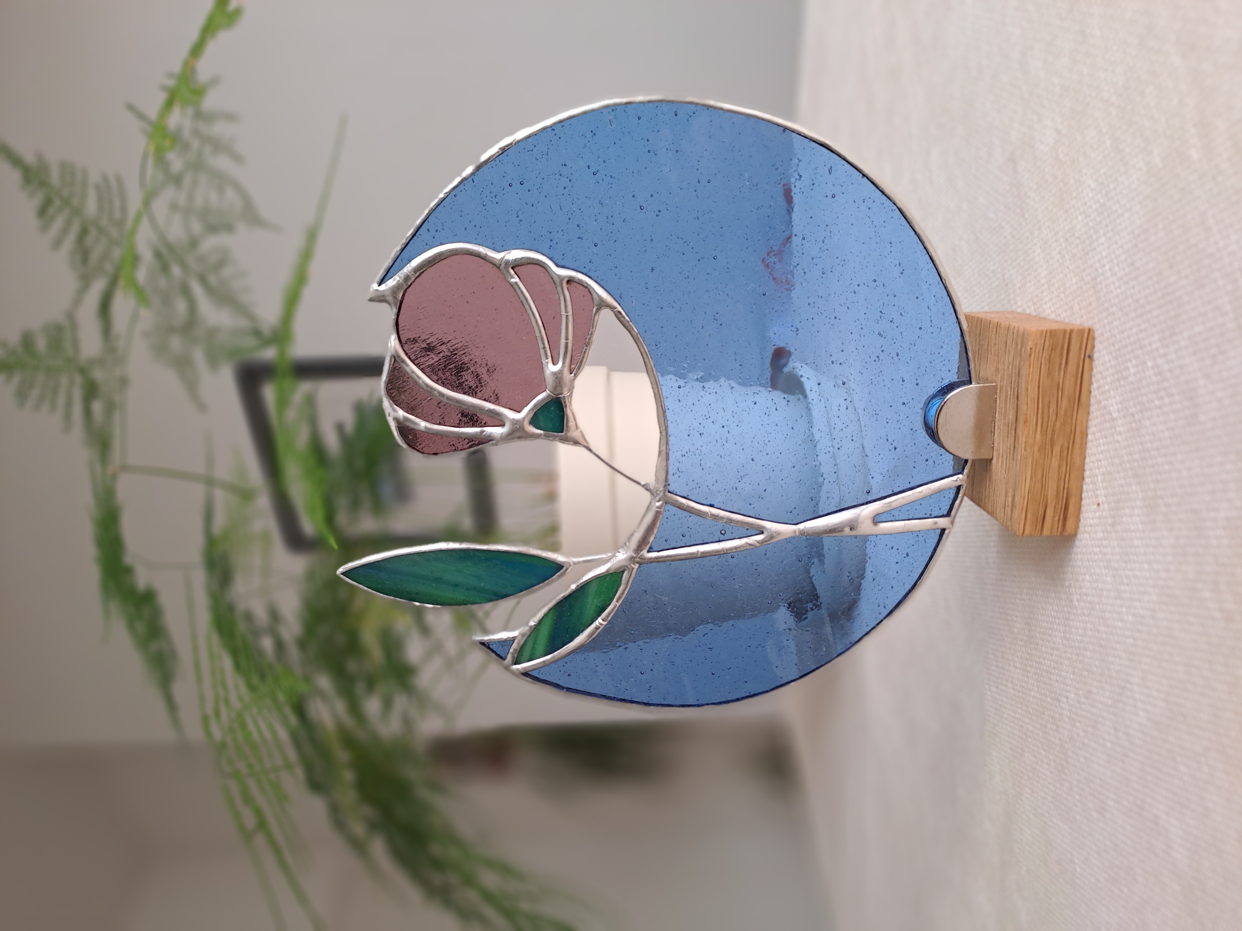 Flower Beauty Stained Glass Piece