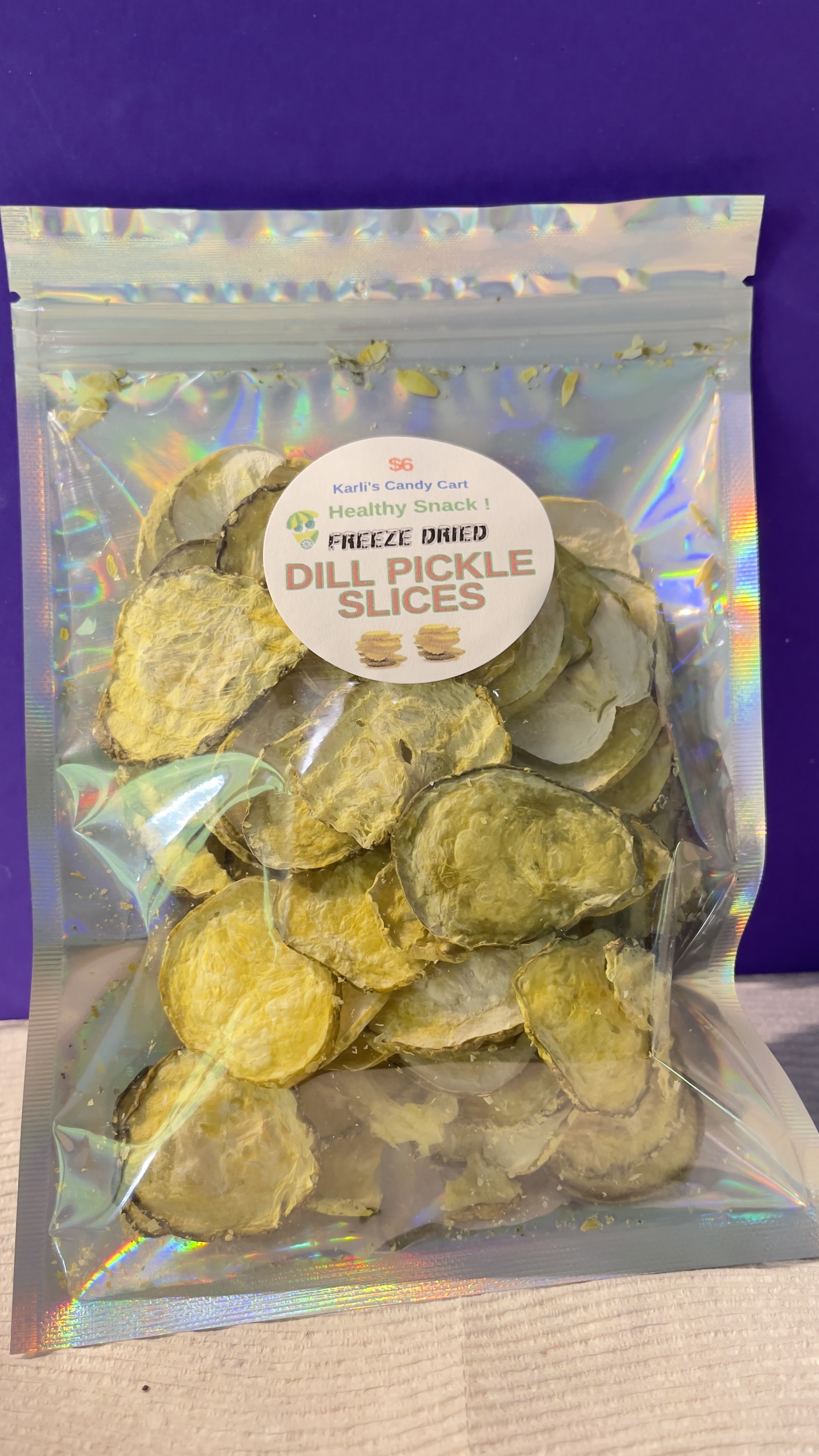 Sliced Dill Pickle Chips