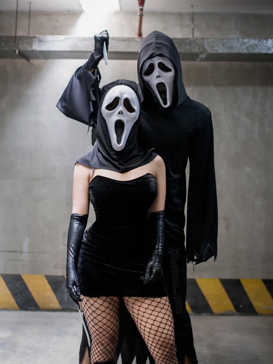 Couples Ghostface Horror Costume