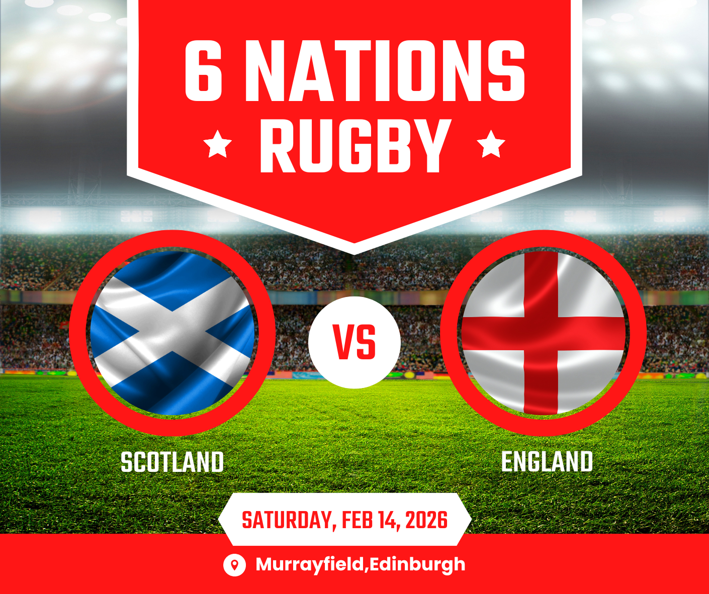 Scotland Versus England - Six Nations Tickets