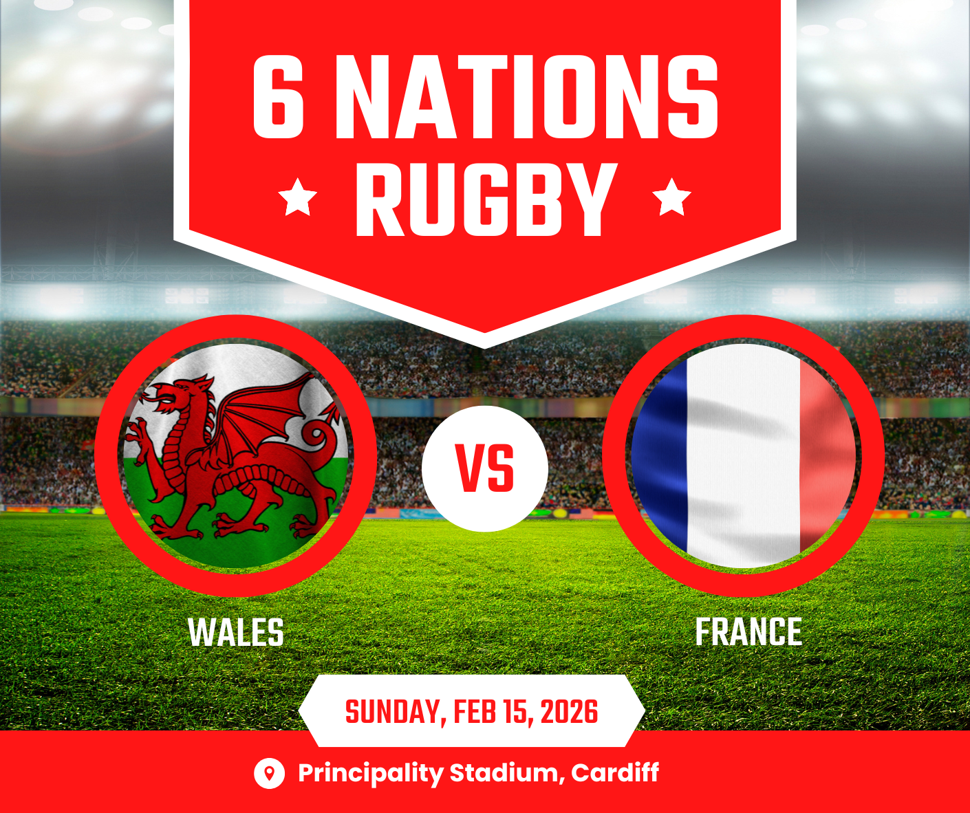 Wales Versus France - Six Nations Tickets