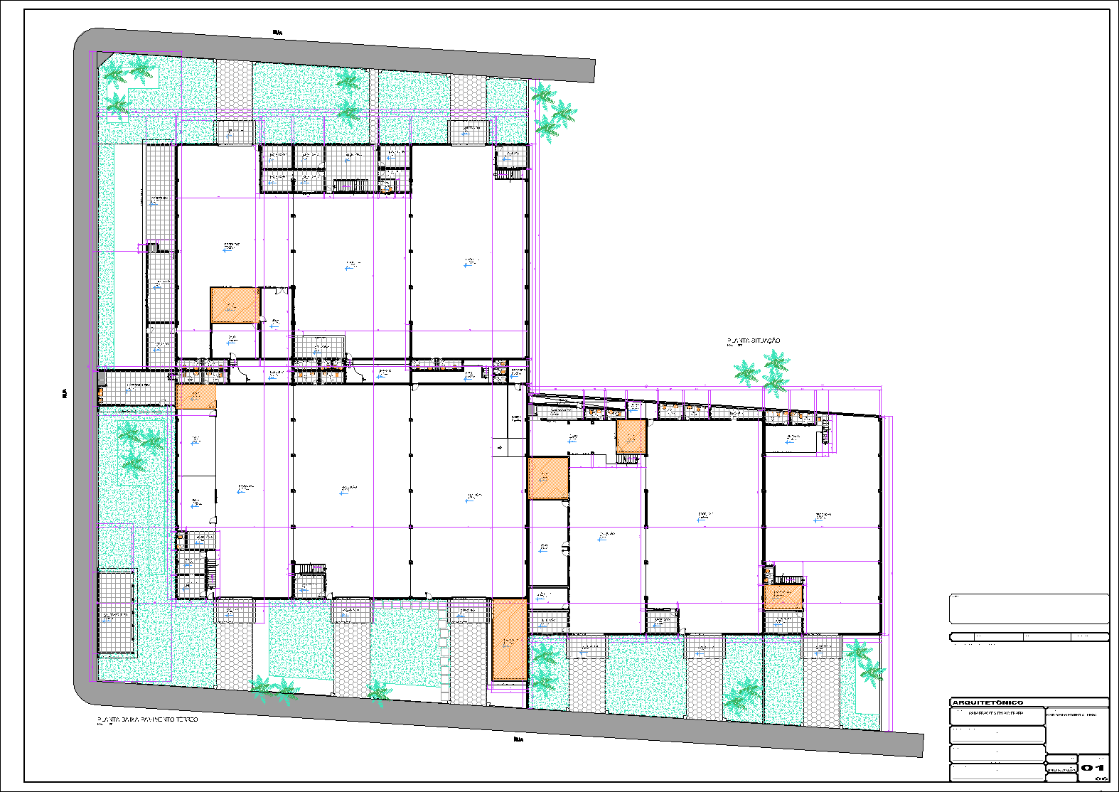 Industrial, arquitetônico, 2 pranchas A1