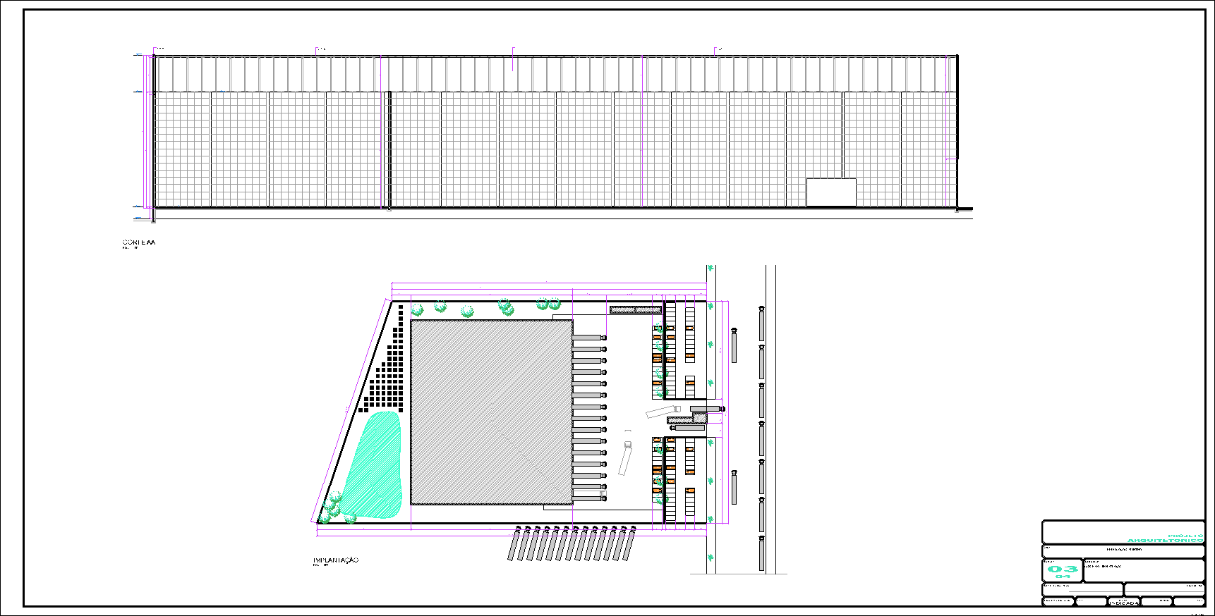 Centro de Distribuição, 8910 porta pallets, 4 pranchas A1